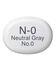 Copic - Sketch Marker - Neutral Gray No. 0 - N0-ScrapbookPal