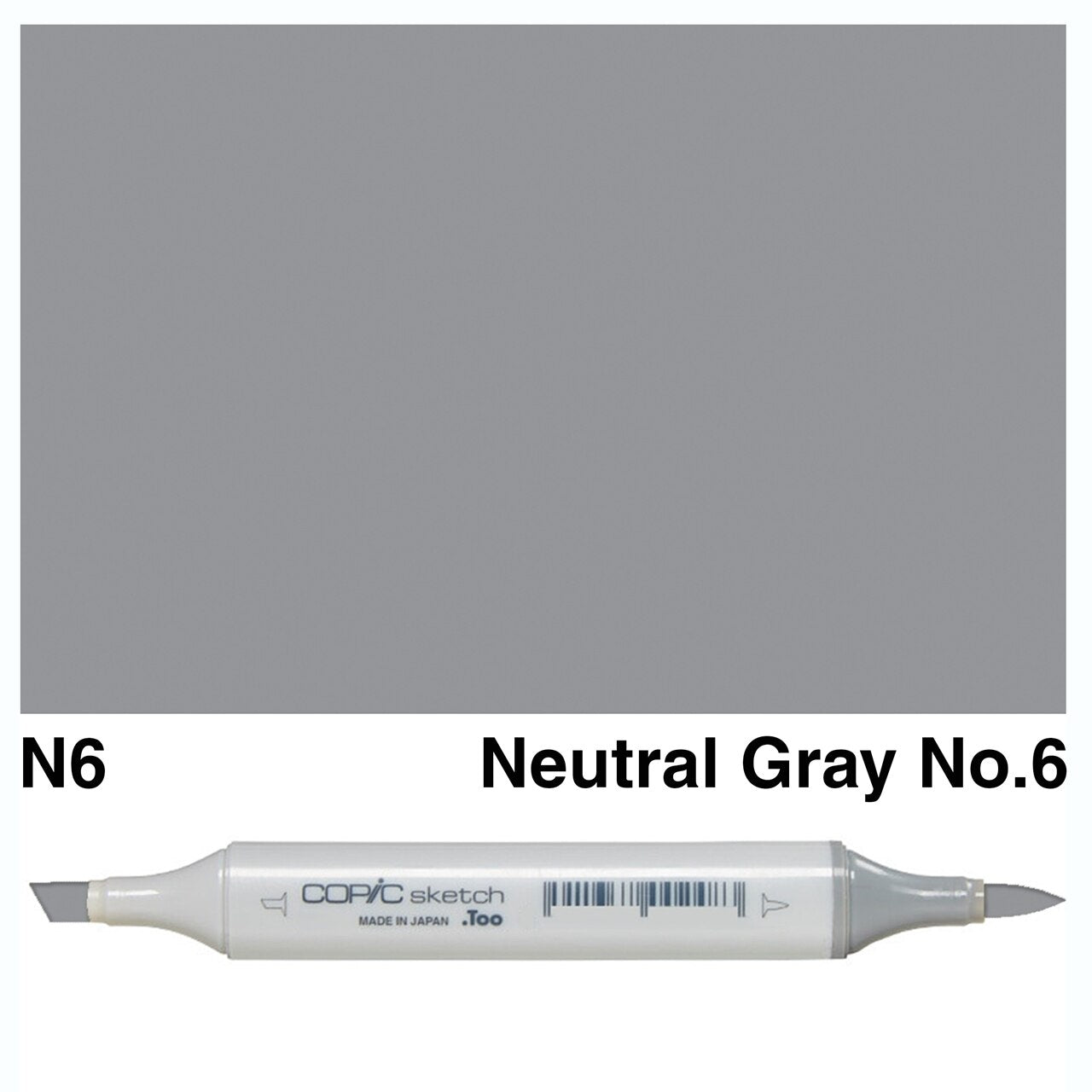 Copic - Sketch Marker - Neutral Gray No. 6 - N6-ScrapbookPal