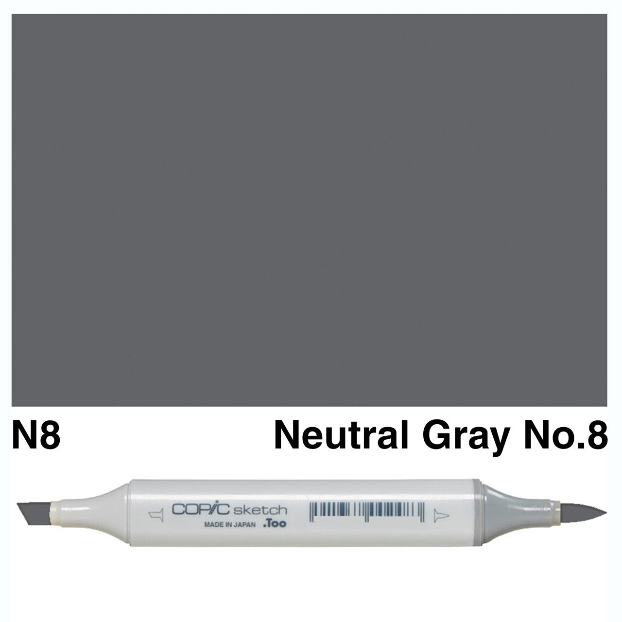 Copic - Sketch Marker - Neutral Gray No. 8 - N8-ScrapbookPal