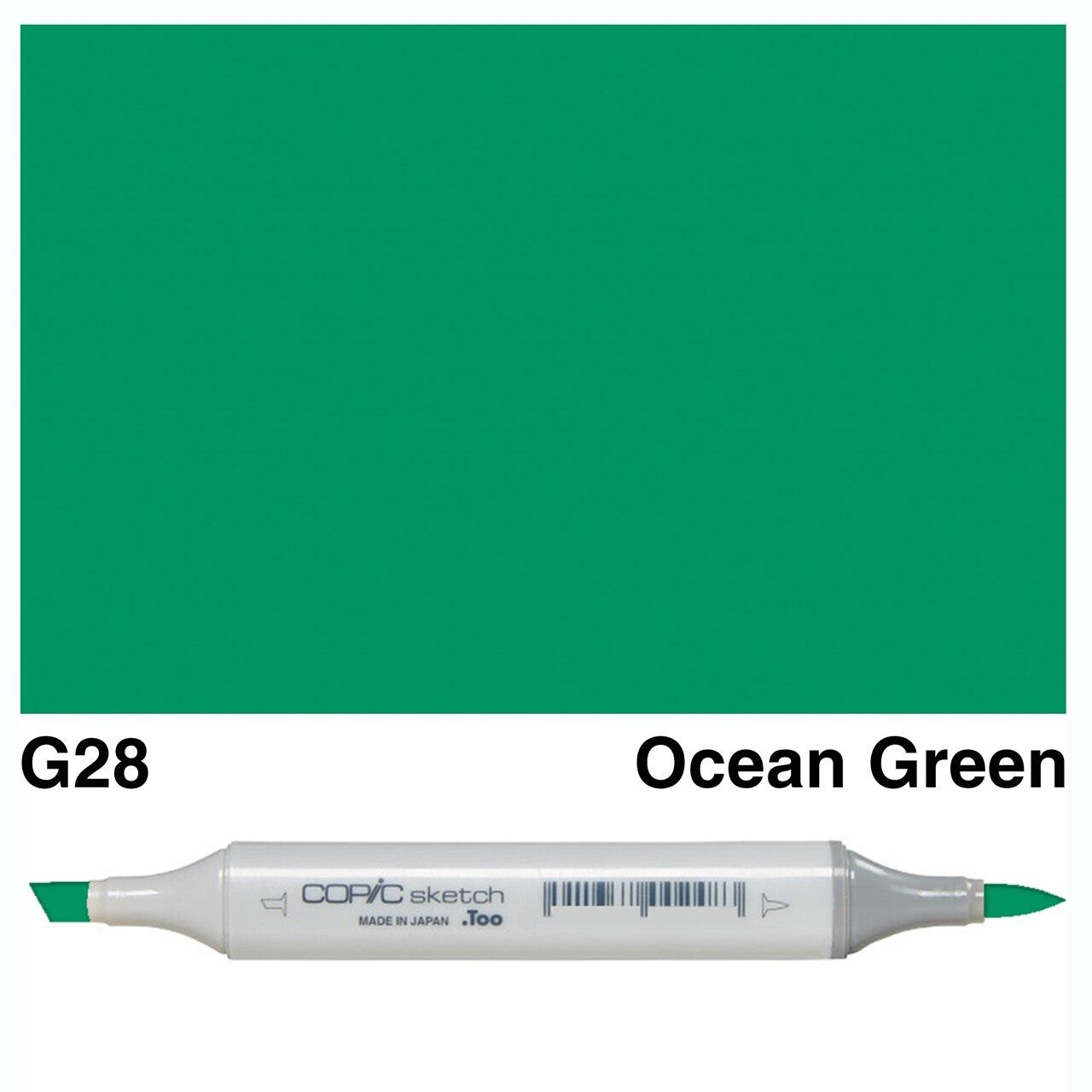 Copic - Sketch Marker - Ocean Green - G28-ScrapbookPal