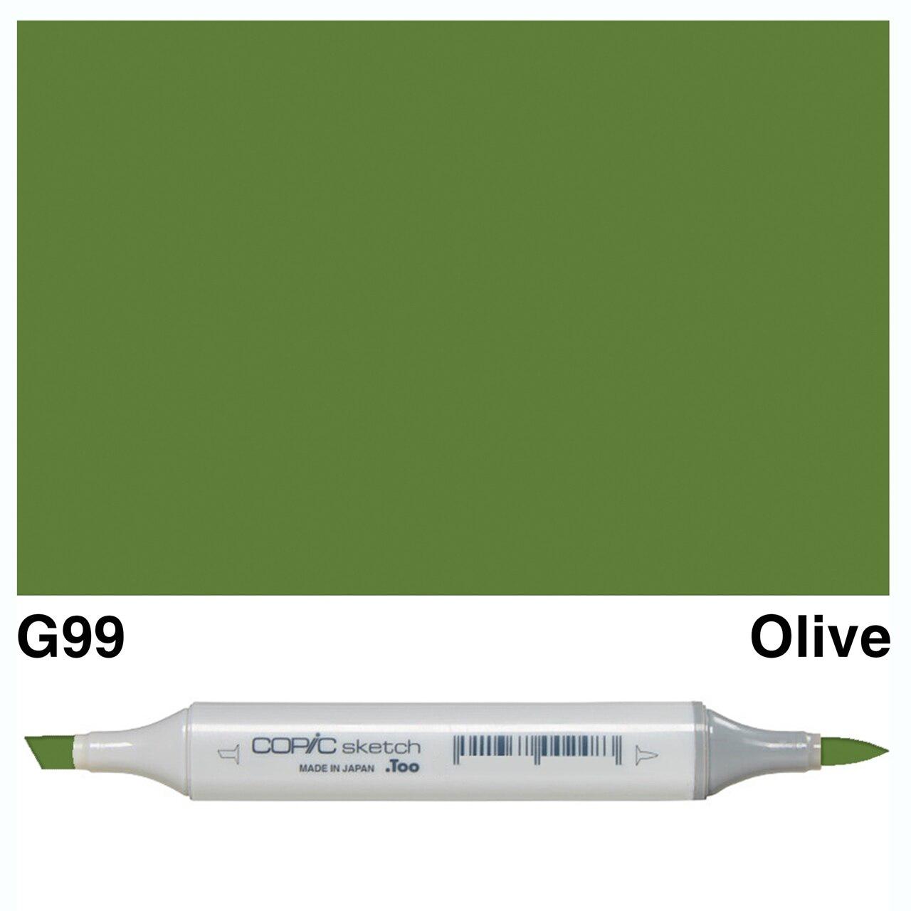 Copic - Sketch Marker - Olive - G99-ScrapbookPal