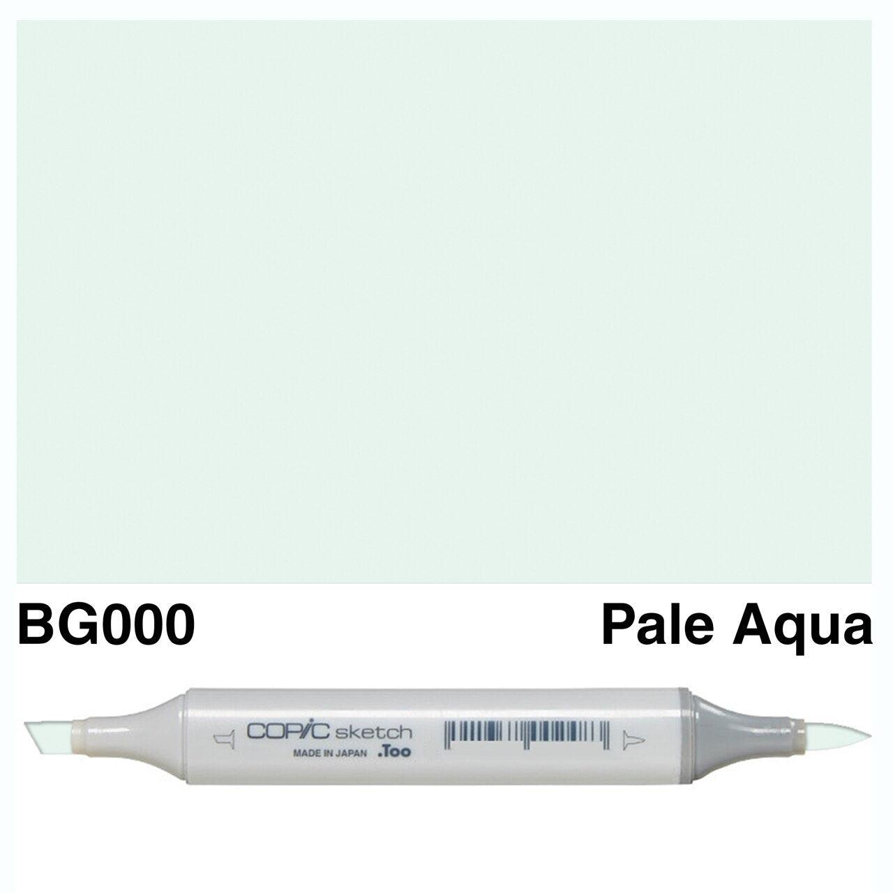 Copic - Sketch Marker - Pale Aqua - BG000-ScrapbookPal