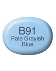 Copic - Sketch Marker - Pale Grayish Blue - B91-ScrapbookPal