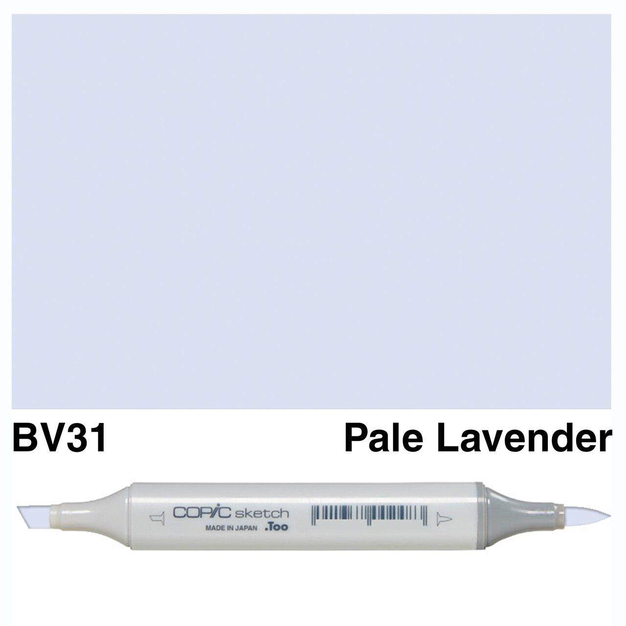 Copic - Sketch Marker - Pale Lavender - BV31-ScrapbookPal