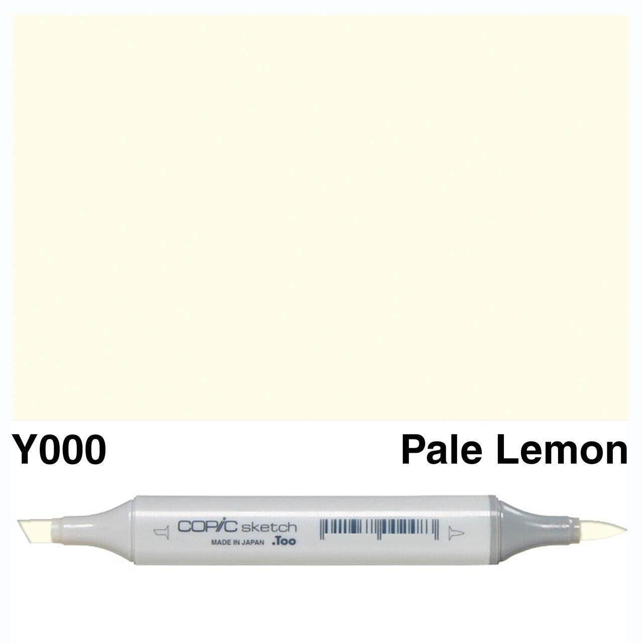 Copic - Sketch Marker - Pale Lemon - Y000-ScrapbookPal