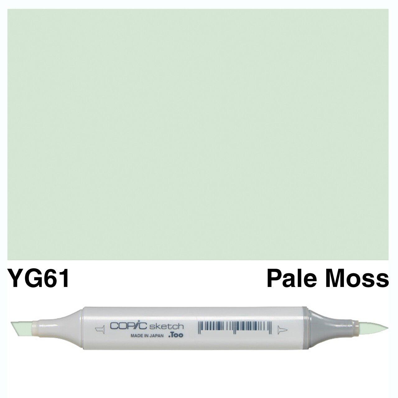 Copic - Sketch Marker - Pale Moss - YG61-ScrapbookPal