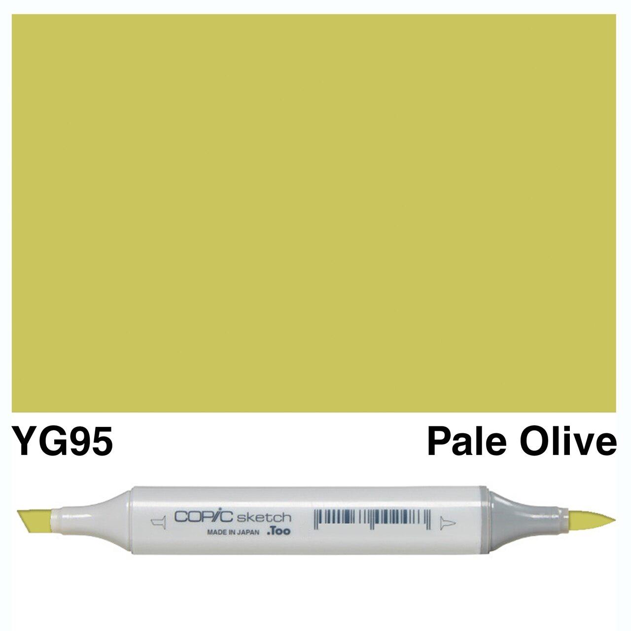 Copic - Sketch Marker - Pale Olive - YG95-ScrapbookPal