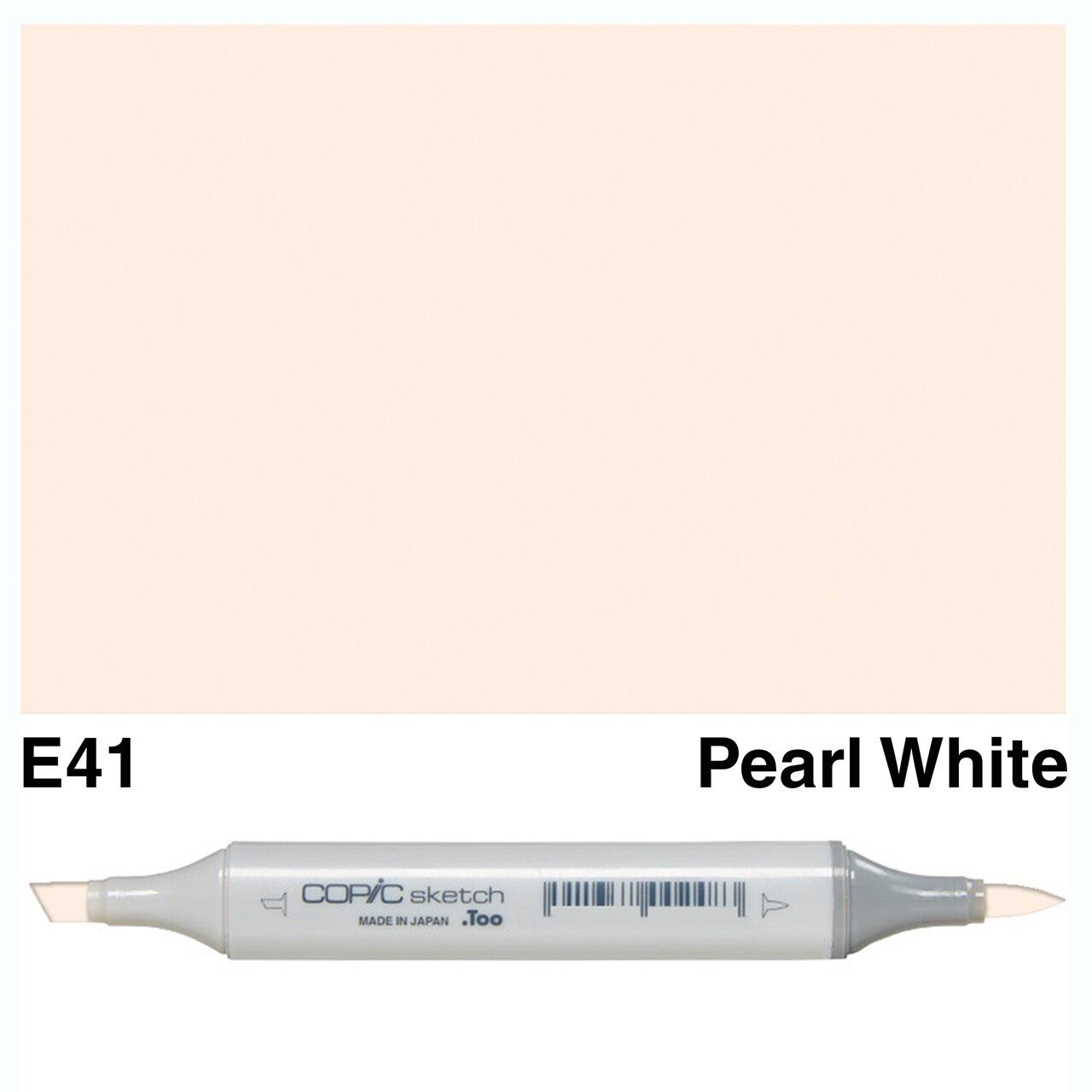 Copic - Sketch Marker - Pearl White - E41-Copic Markers-ScrapbookPal