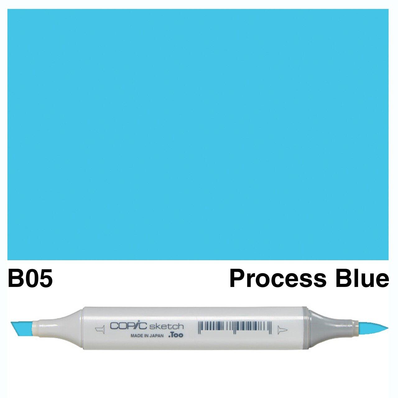 Copic - Sketch Marker - Process Blue - B05-ScrapbookPal