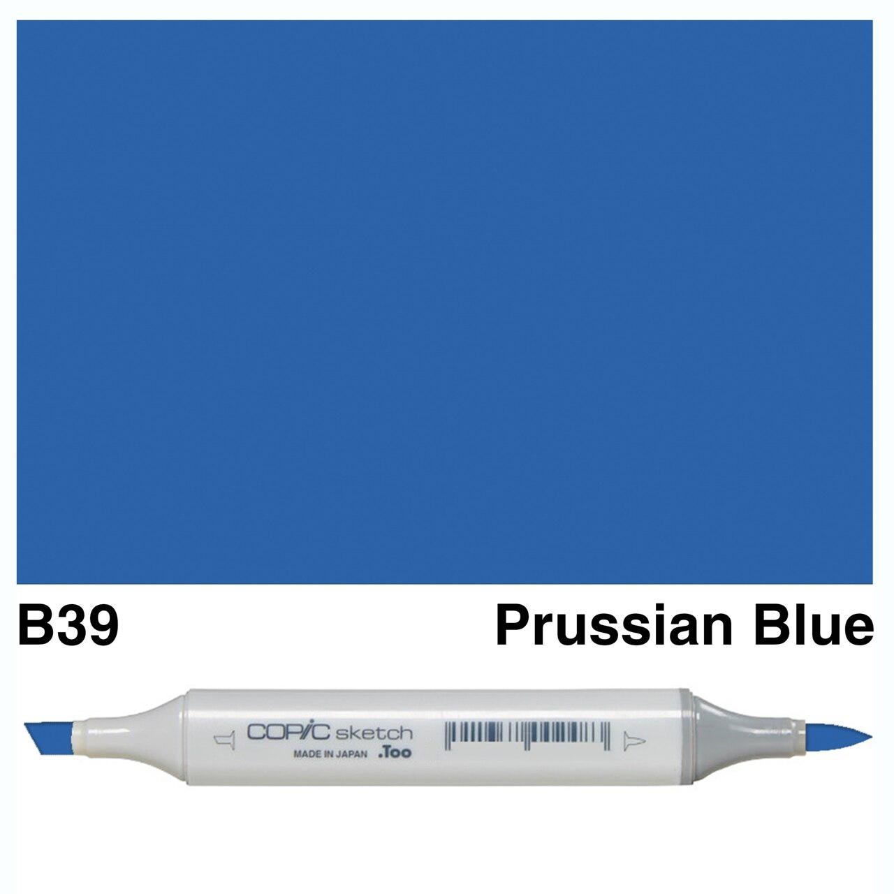 Copic - Sketch Marker - Prussian Blue - B39-ScrapbookPal