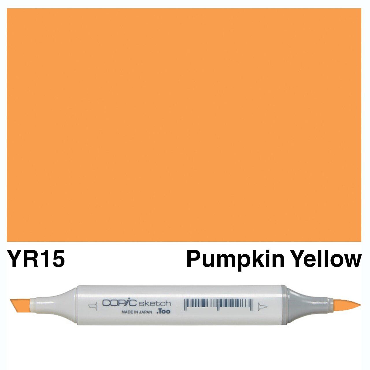 Copic - Sketch Marker - Pumpkin Yellow - YR15-ScrapbookPal