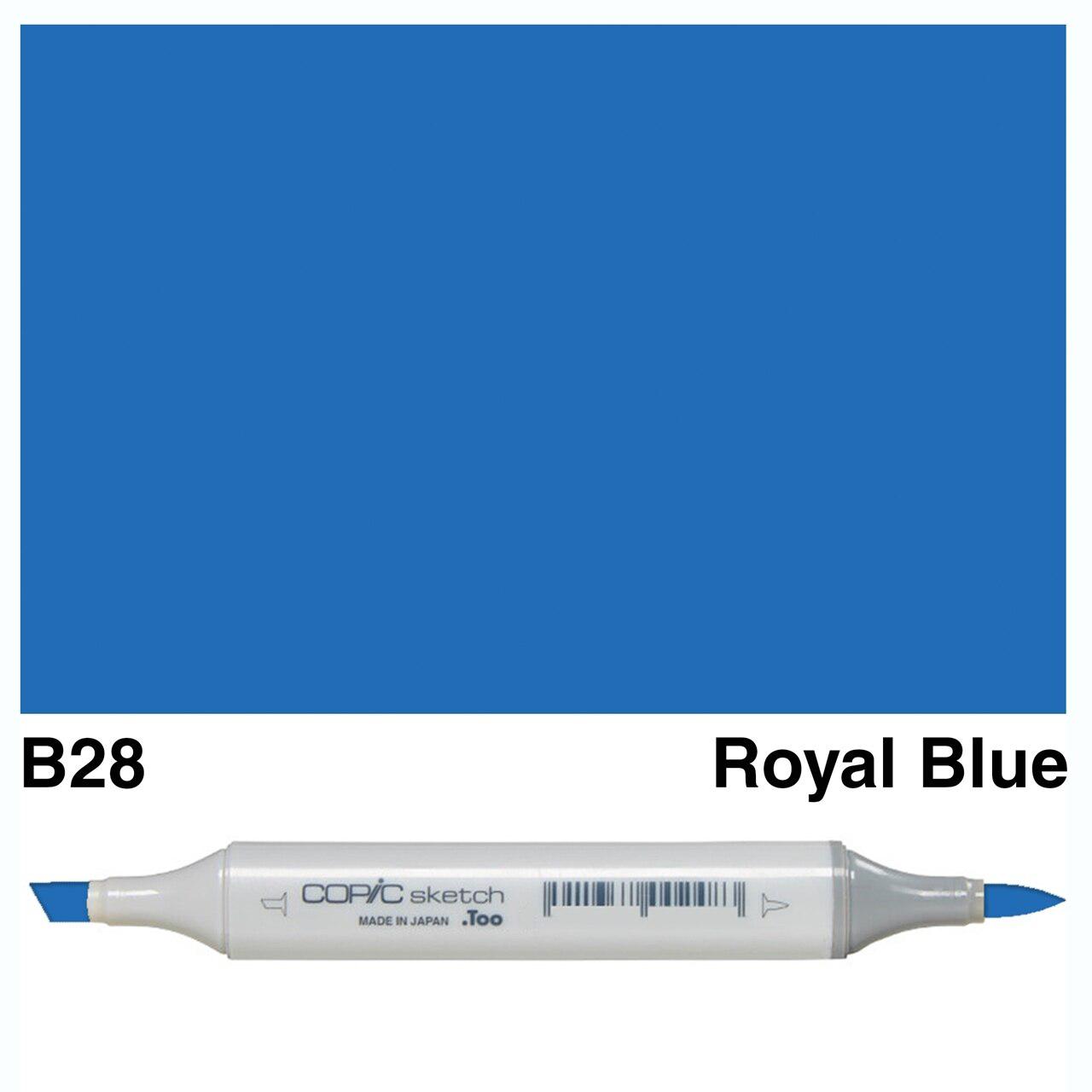 Copic - Sketch Marker - Royal Blue - B28-ScrapbookPal