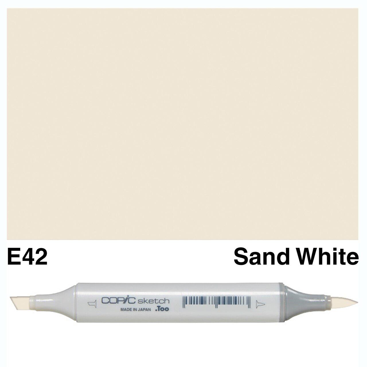 Copic - Sketch Marker - Sand White - E42-ScrapbookPal