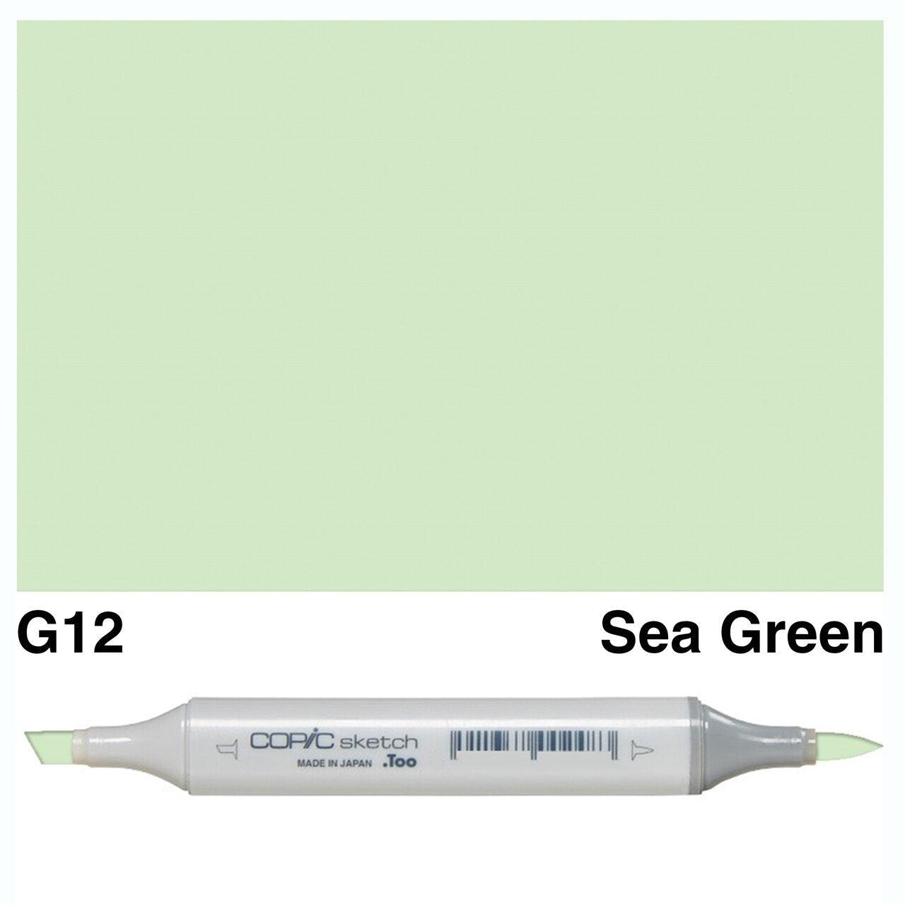 Copic - Sketch Marker - Sea Green - G12-ScrapbookPal