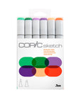 Copic - Sketch Marker Set - Secondary Tones, 6 pk-ScrapbookPal