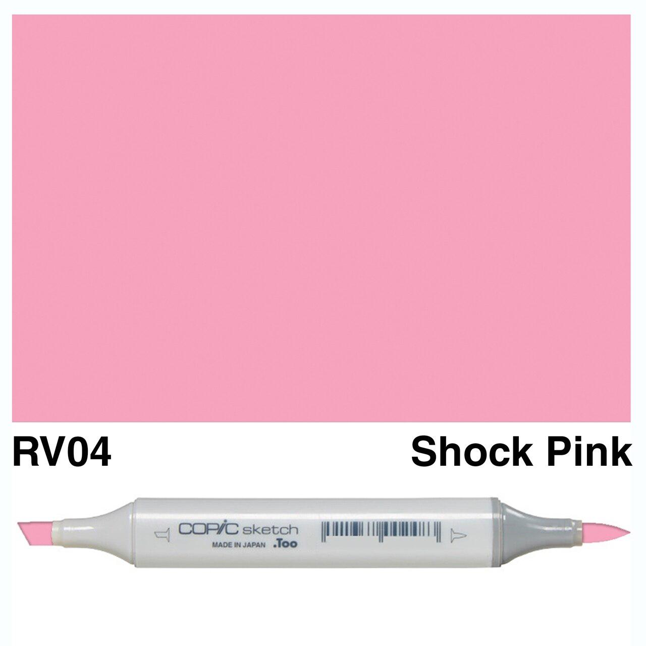 Copic - Sketch Marker - Shock Pink - RV04-ScrapbookPal