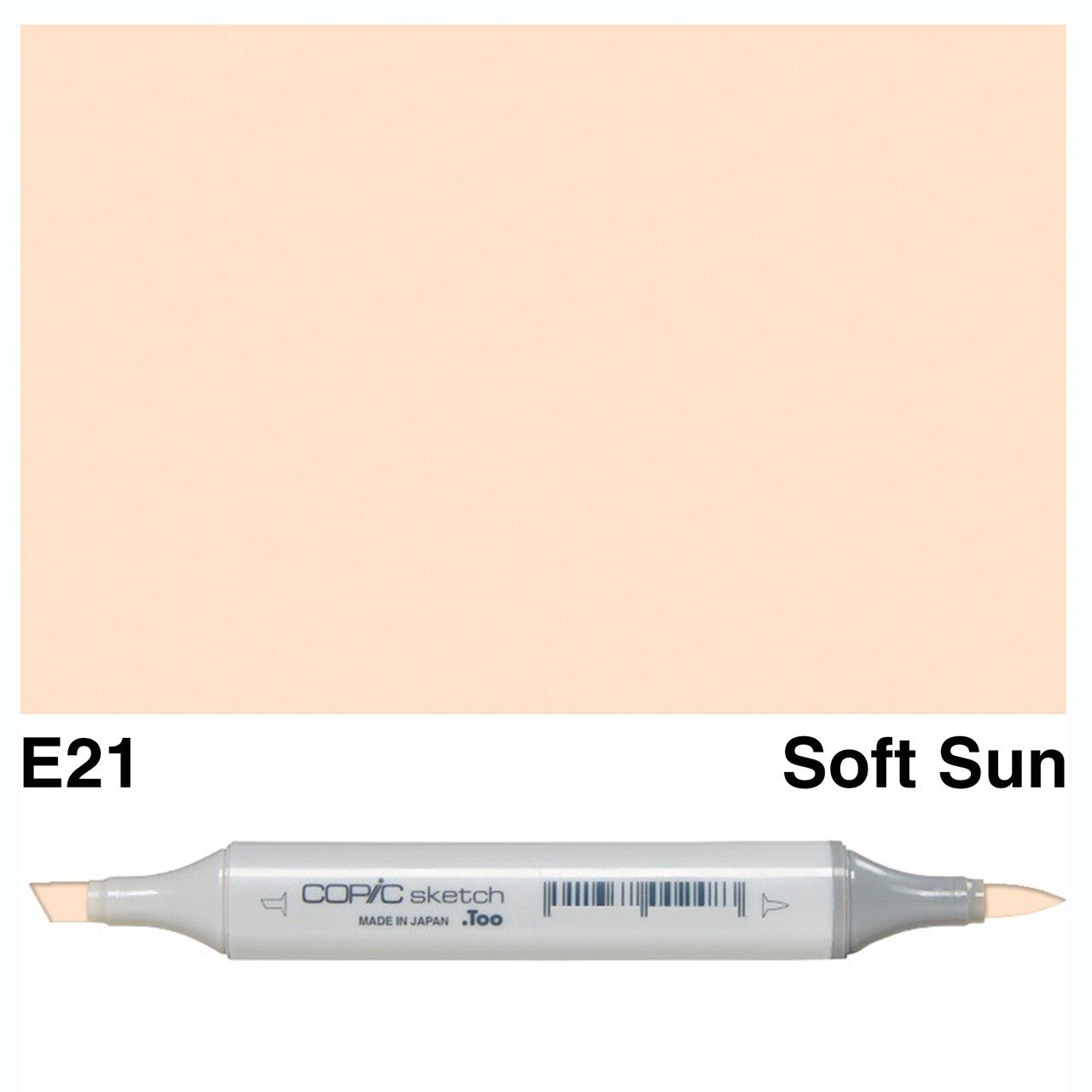 Copic - Sketch Marker - Soft Sun - E21-ScrapbookPal