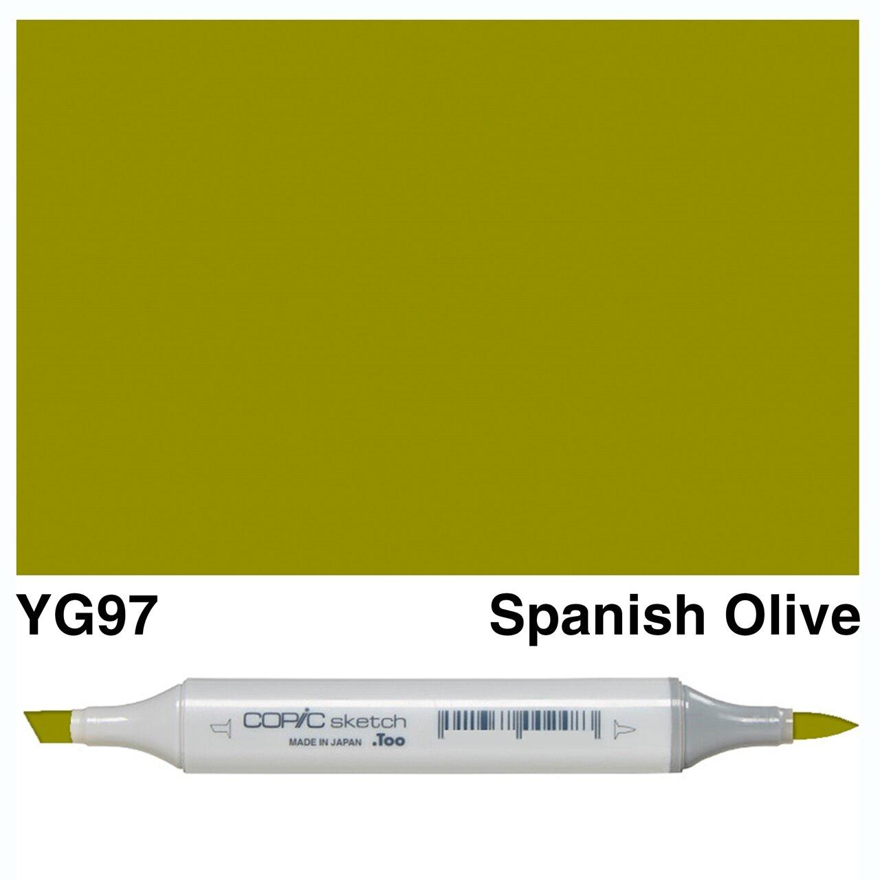 Copic - Sketch Marker - Spanish Olive - YG97-ScrapbookPal