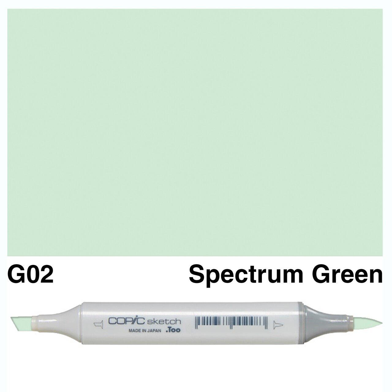 Copic - Sketch Marker - Spectrum Green - G02-ScrapbookPal