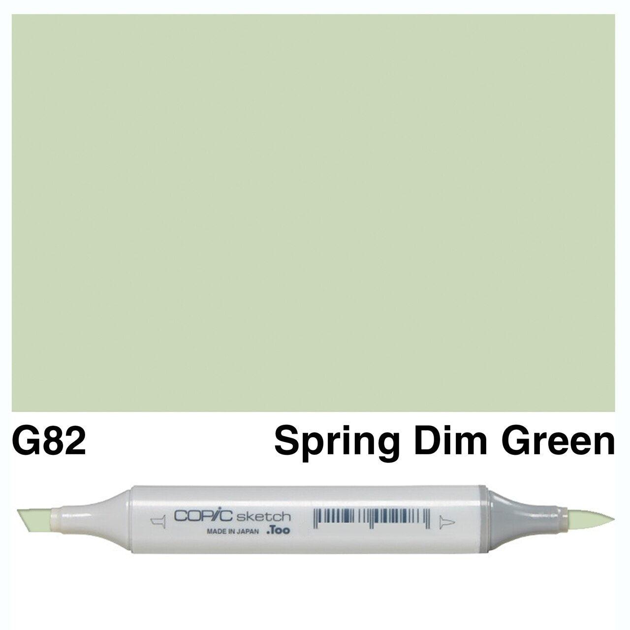 Copic - Sketch Marker - Spring Dim Green - G82-ScrapbookPal