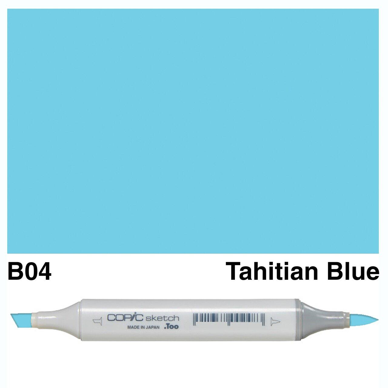 Copic - Sketch Marker - Tahitian Blue - B04-ScrapbookPal