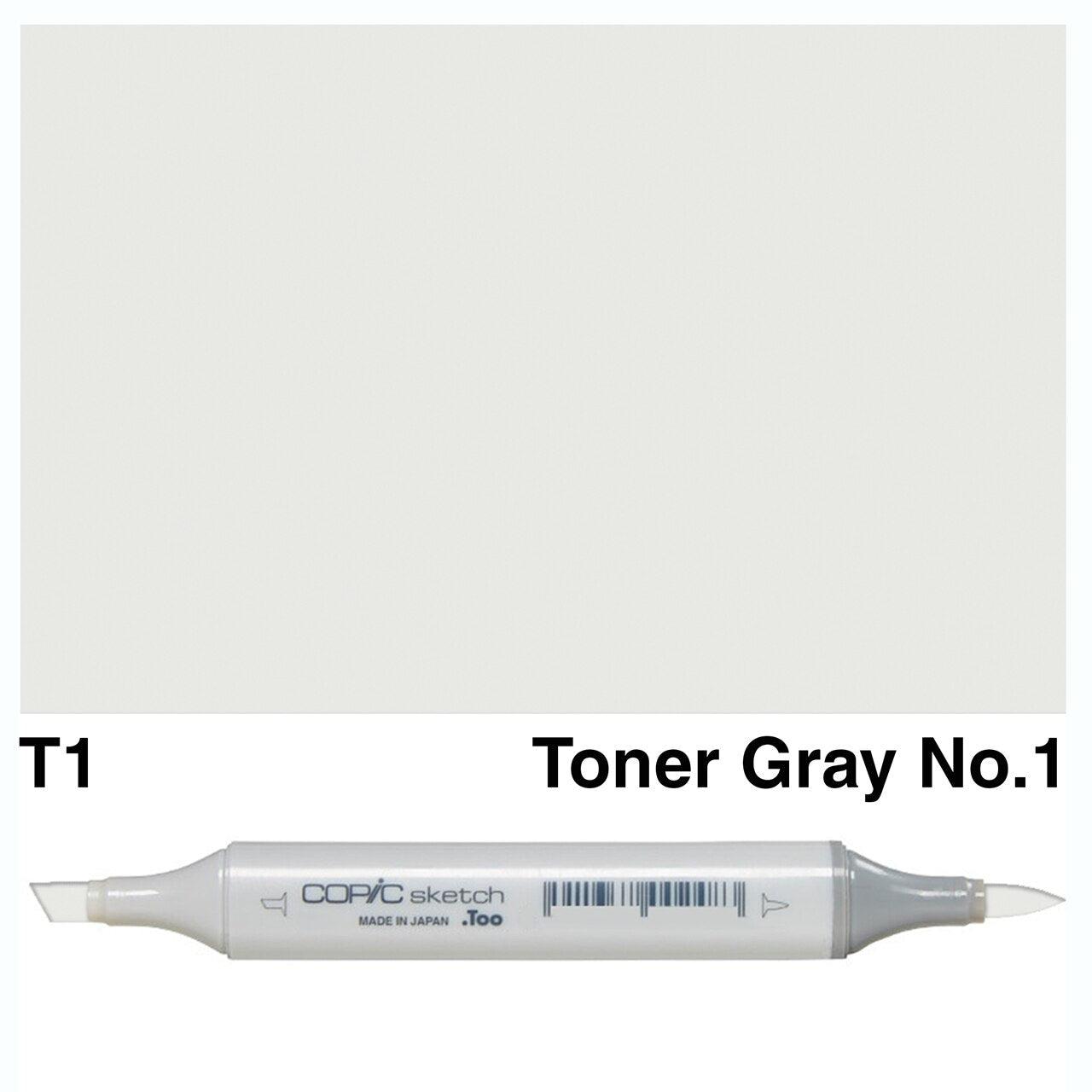 Copic - Sketch Marker - Toner Gray No. 1 - T1-ScrapbookPal