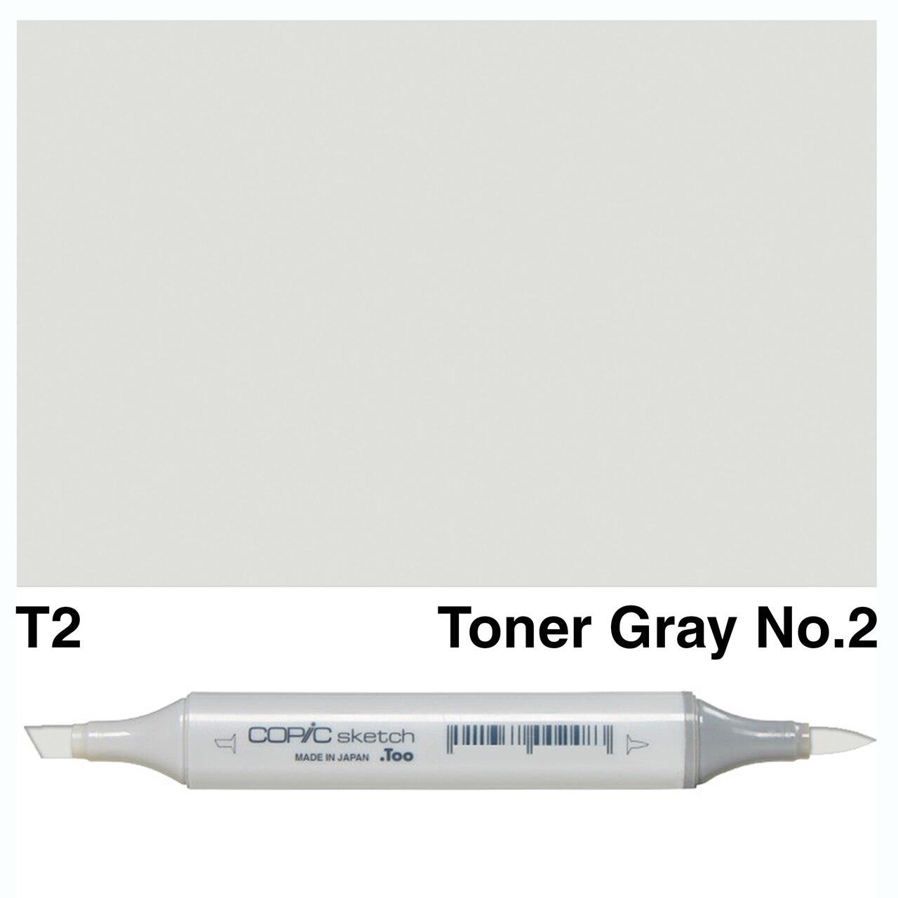 Copic - Sketch Marker - Toner Gray No. 2 - T2 – ScrapbookPal