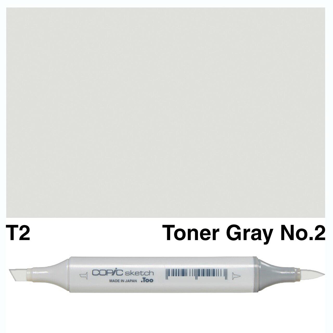 Copic - Sketch Marker - Toner Gray No. 2 - T2-ScrapbookPal