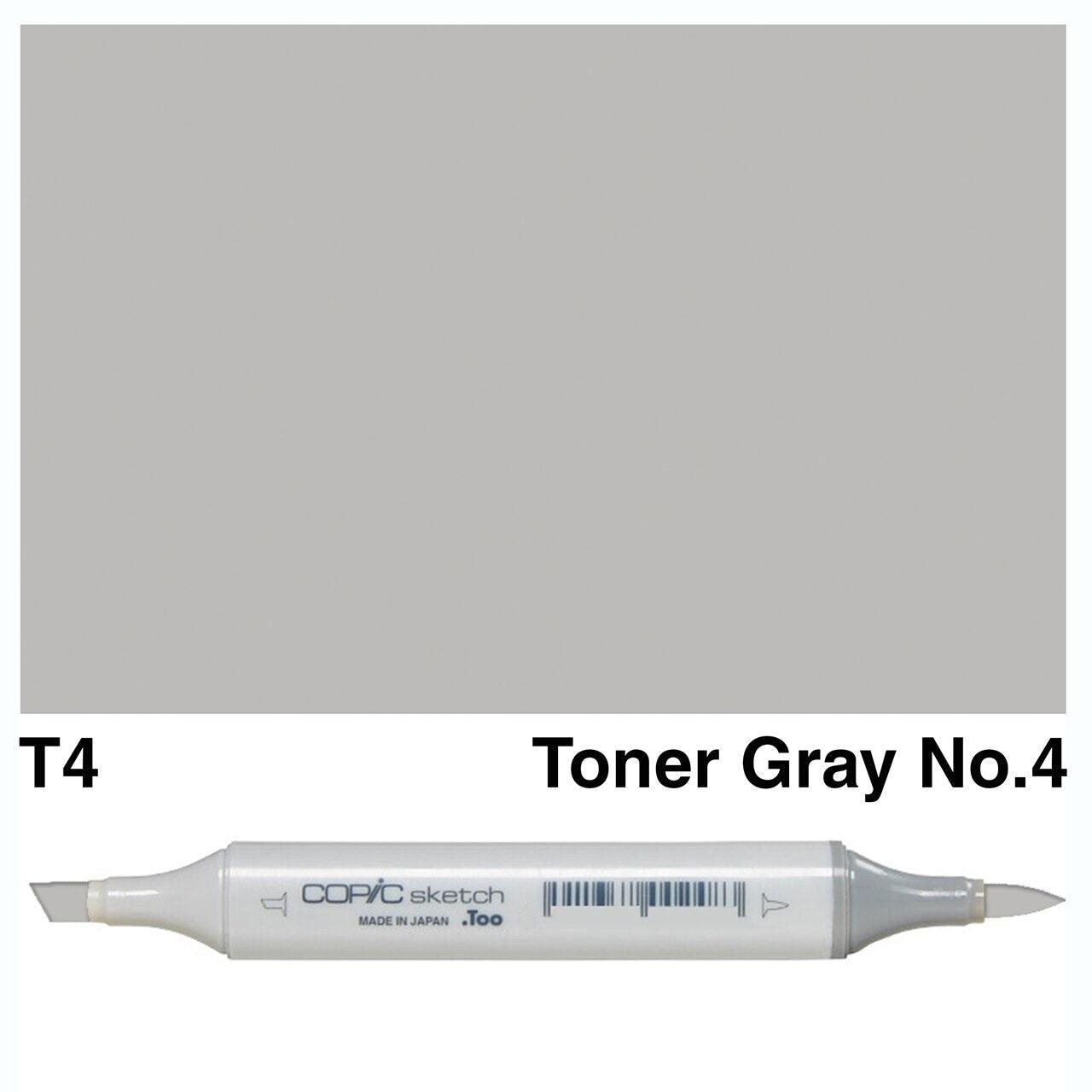 Copic - Sketch Marker - Toner Gray No. 4 - T4-ScrapbookPal