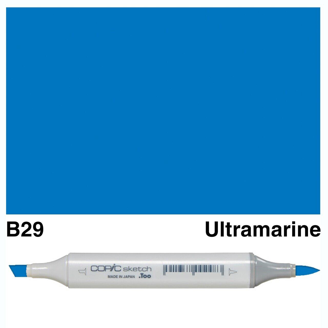 Copic - Sketch Marker - Ultramarine - B29-ScrapbookPal