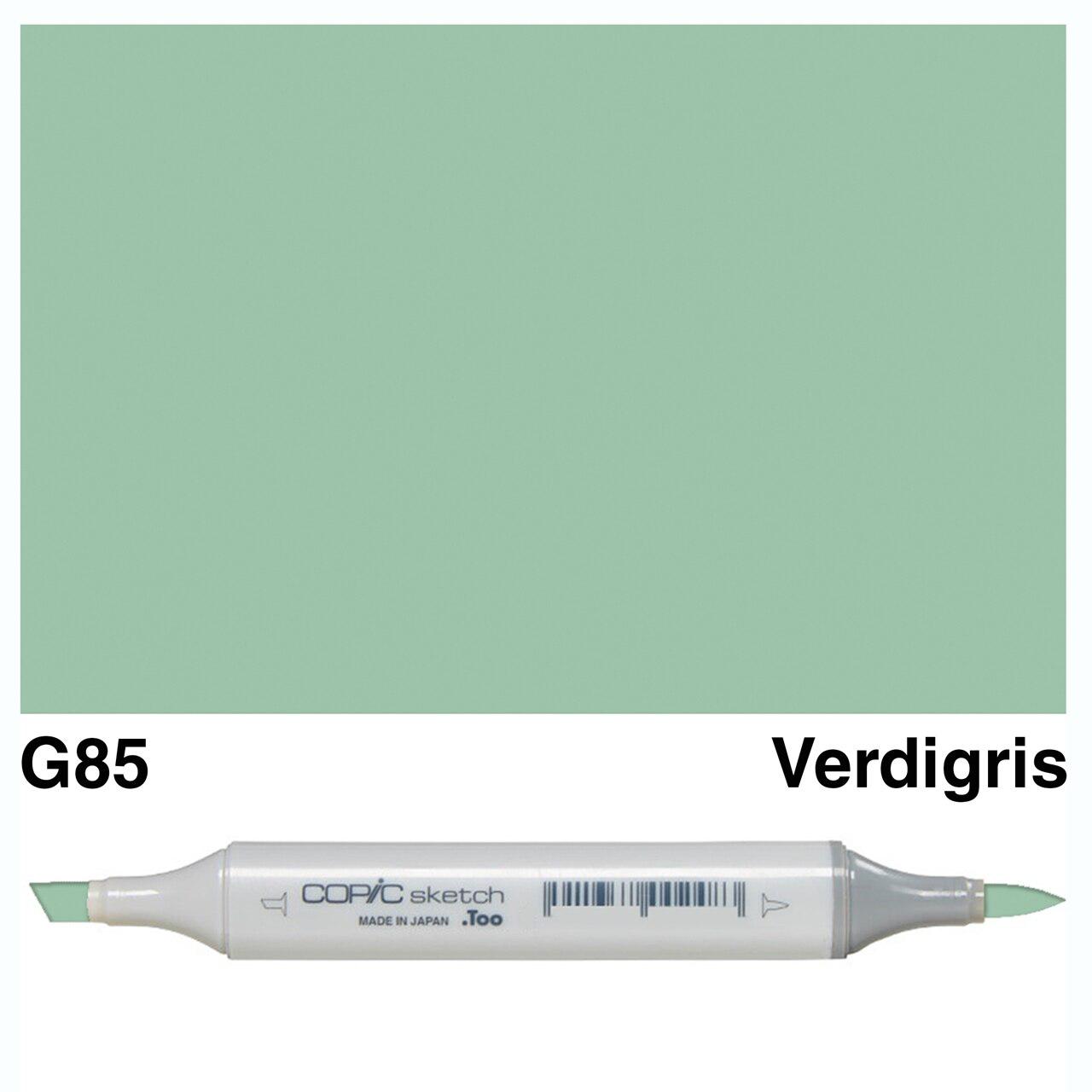 Copic - Sketch Marker - Verdigris - G85-ScrapbookPal