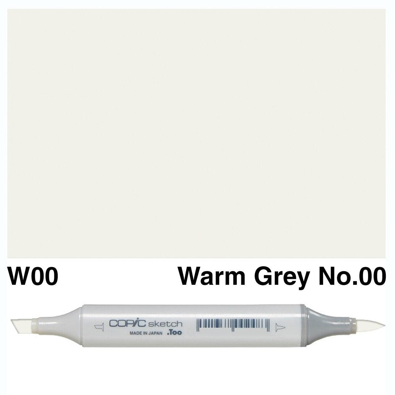 Copic - Sketch Marker - Warm Gray No. 00 - W00-ScrapbookPal