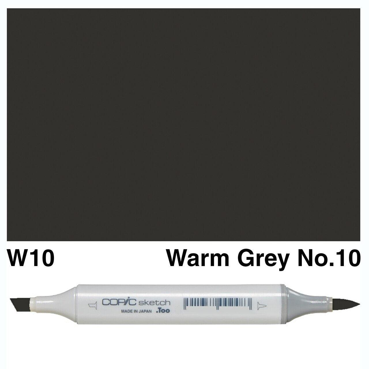 Copic - Sketch Marker - Warm Gray No. 10 - W10-ScrapbookPal