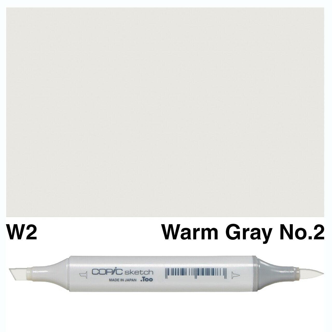 Copic - Sketch Marker - Warm Gray No. 2 - W2-ScrapbookPal