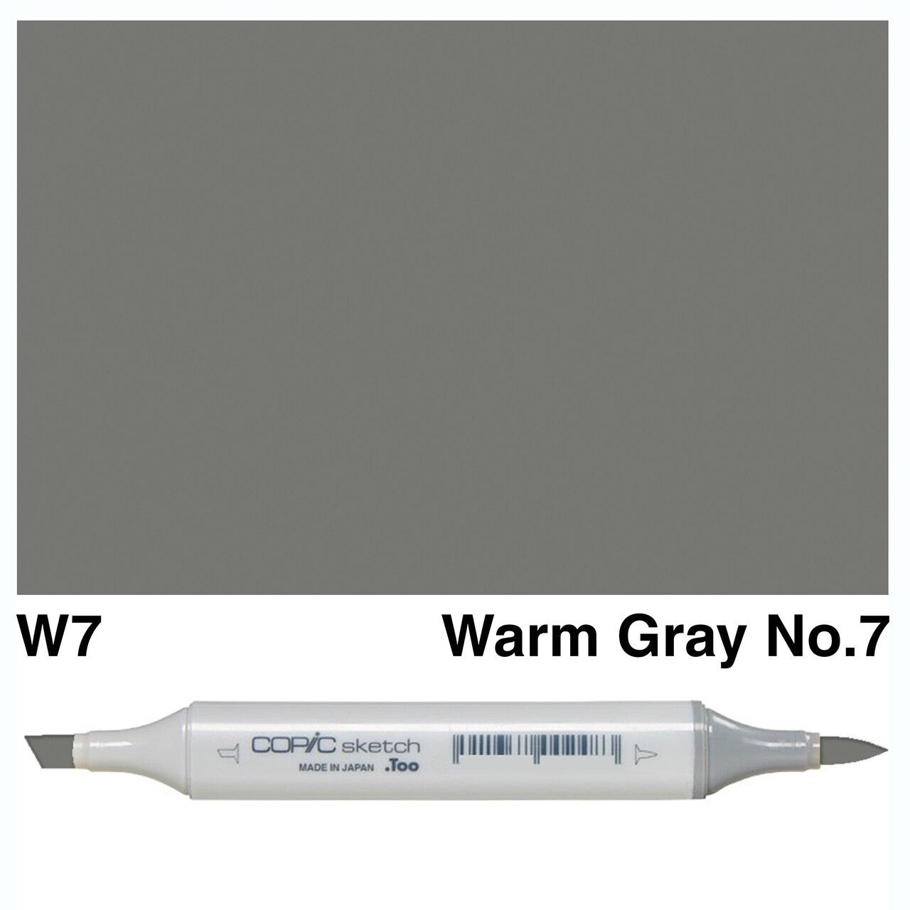 Copic - Sketch Marker - Warm Gray No. 7 - W7-ScrapbookPal