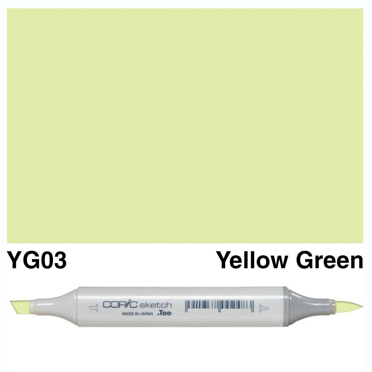 Copic - Sketch Marker - Yellow Green - YG03-ScrapbookPal