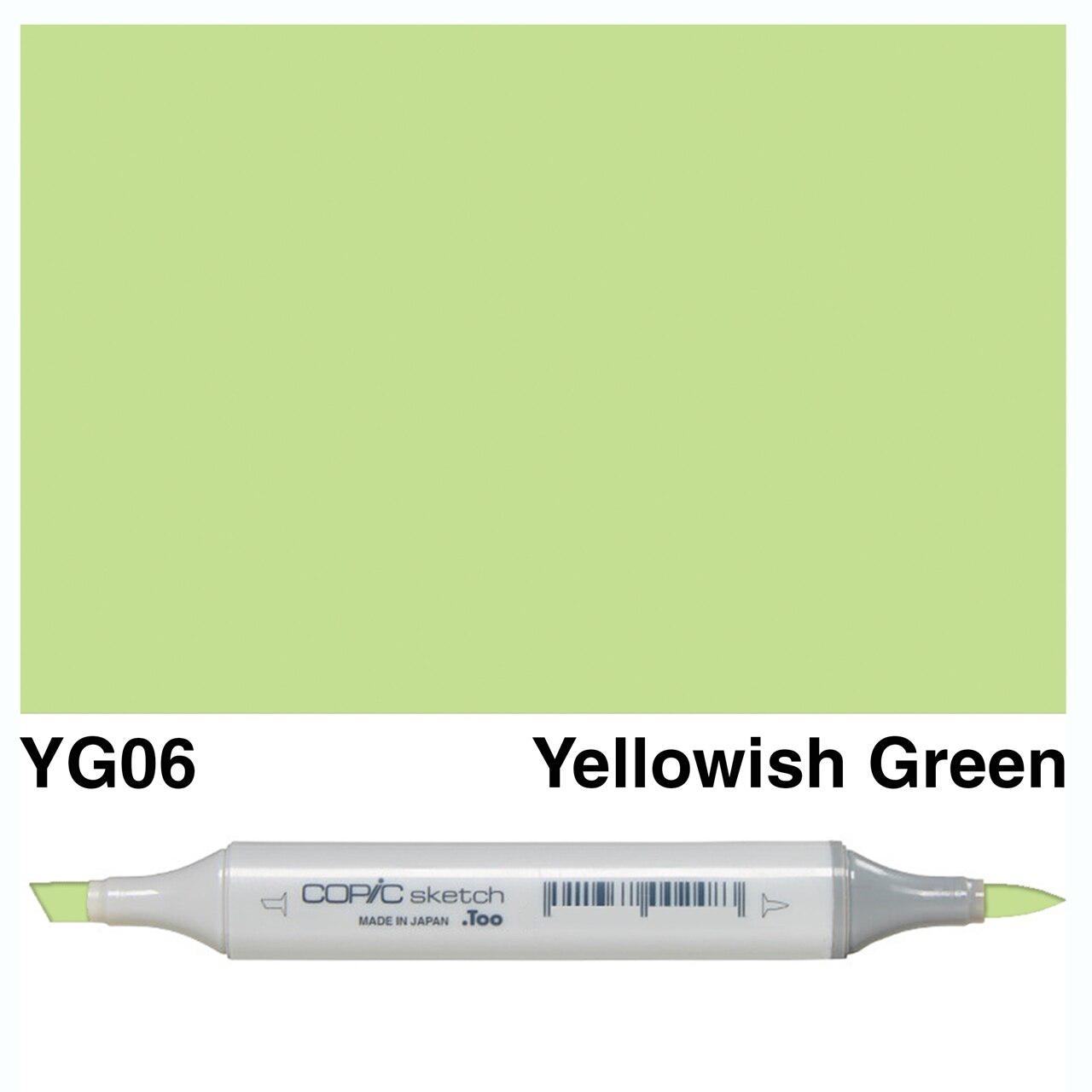 Copic - Sketch Marker - Yellowish Green - YG06-ScrapbookPal