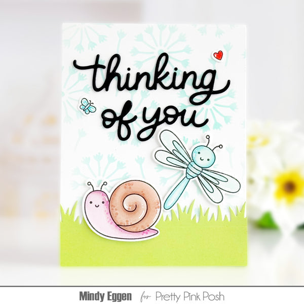 Pretty Pink Posh - Dies - Thinking of You Shadow