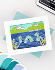 Hero Arts - Don't Stop Believing Collection - Stamp & Cut - Unbelievably Awesome - Scratch & Dent