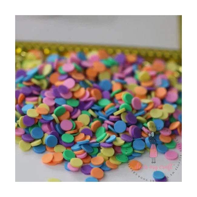 Dress My Craft - Shaker Elements - Rainbow Confetti