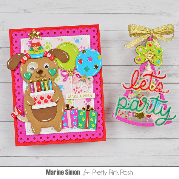 Pretty Pink Posh - Dies - Dog Holder