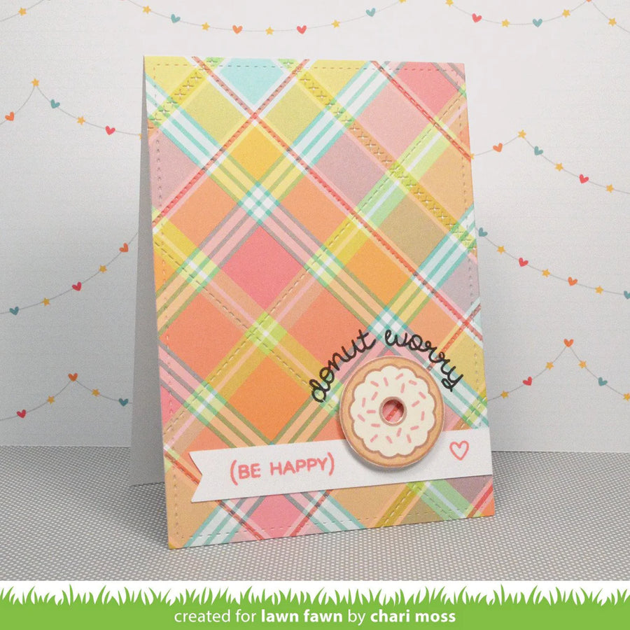 Lawn Fawn - Clear Stamps - Donut Worry