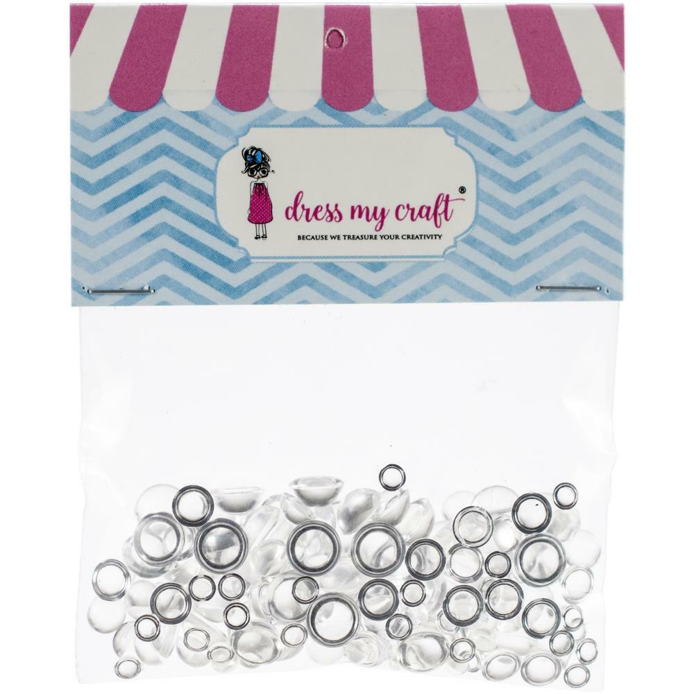 Dress My Craft - Water Droplets Assorted, 150 pk-ScrapbookPal