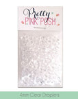 Pretty Pink Posh - Clear Droplets, Small