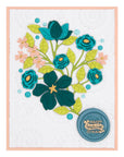 Spellbinders - Sealed for Summer Collection - 3D Embossing Folder - Mandala Blooms