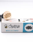 Honey Bee Stamps - Bee Creative Wax Stamper - Water Lily