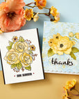 Spellbinders - From the Garden Collection - Clear Stamps & Dies - Garden Party