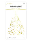 Spellbinders - Glimmer for the Holidays Collection - Glimmer Hot Foil Plate - Swirling Foliage Tree