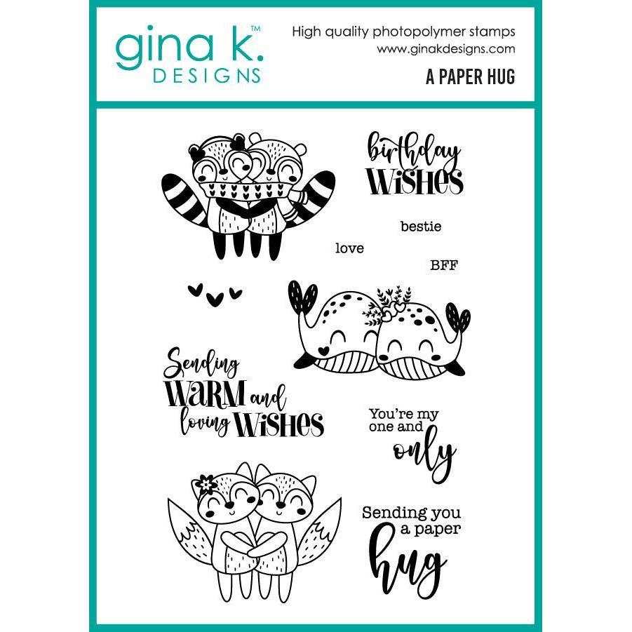 Gina K. Designs - Clear Stamps - A Paper Hug-ScrapbookPal