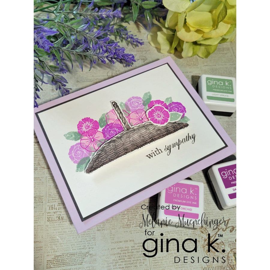 Gina K. Designs - Clear Stamps - Beautiful Baskets-ScrapbookPal